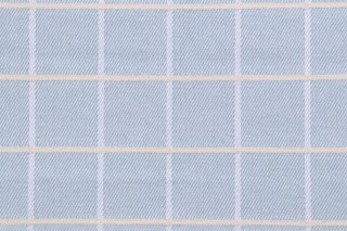 Taylor Check Woven Upholstery Fabric in Sky Blue