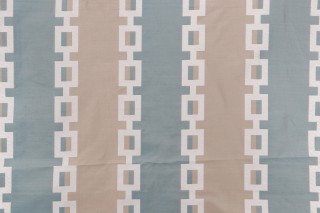 Thibaut Key Stripe AW1373 Woven Decorator Fabric in Mineral Blue