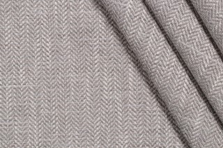 Thibaut Hollis Herringbone W80743 Woven Solution Dyed Acrylic Outdoor Fabric in Linen