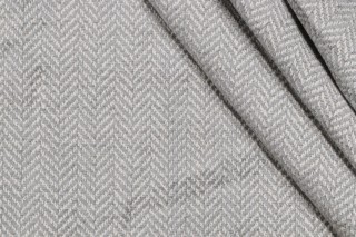 1 Yard Thibaut Montebello W72413 Woven Chenille Upholstery Fabric in Pewter