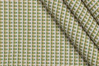 Holiday Woven Solution Dyed Acrylic Outdoor Fabric in Lemon Lime
