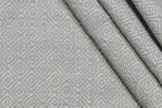 1 Yard Thibaut Diamante W724101 Woven Chenille Upholstery Fabric in Pewter