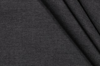 Thibaut Oxford Cloth W80353 Woven Solution Dyed Acrylic Outdoor Fabric in Charcoal