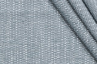 Valdese Weavers Drayton Woven Chenille Outdoor Fabric in Mist