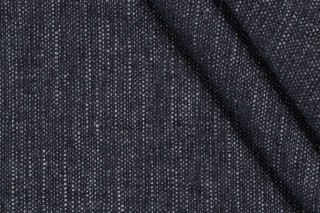 Valdese Weavers Linville Performance Woven Chenille Upholstery Fabric in Denim