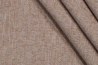 1 Yard Crypton Daria High Performance Woven Chenille Upholstery Fabric in Hemp