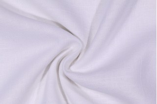 Covington Jefferson Linen Drapery Fabric in 143 Optic White