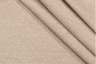 Textured Solid Woven Outdoor Fabric in Beige