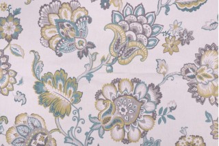 Covington Fantasia Printed Cotton Drapery Fabric in 220-Seagrass