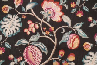 Kaufmann Floral Printed Cotton Drapery Fabric in Multi
