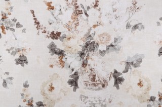 P Kaufmann Picturesque Printed Cotton Drapery Fabric in Oat