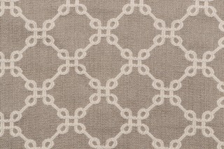 1 Yard Thibaut Bowen W74339 Woven Upholstery Fabric in Linen