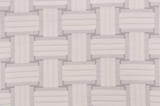Bella Dura Basket Woven Polyolefin Matelasse Outdoor Fabric in Dove