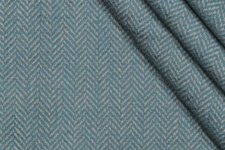 Thibaut Montebello W724139 Woven Chenille Upholstery Fabric in Peacock