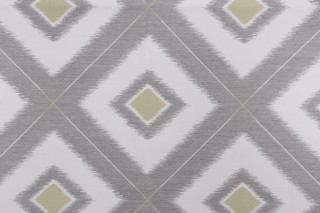 Thibaut Delray Diamond W80584 Woven Solution Dyed Acrylic Outdoor Fabric in Heather Grey