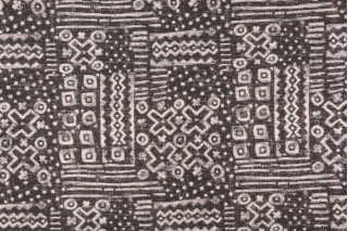 Robert Allen Nomadic Upholstery Fabric in Soft Black