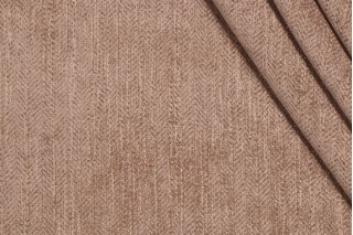 PK Lifestyles Beckett Woven Performance Plus Chenille Upholstery Fabric in Nutmeg