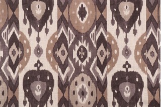 Kaufmann Buketan Printed Drapery Fabric in Granite