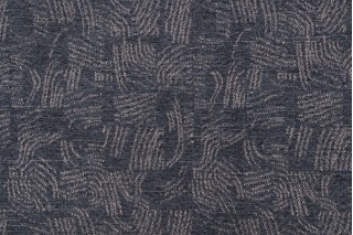 PK Lifestyles Toulouse Woven Chenille Upholstery Fabric in Indigo