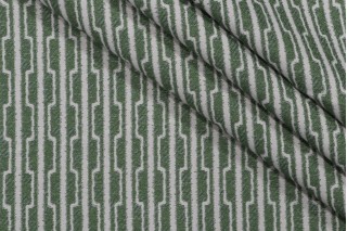 Hoffa Woven Outdoor Fabric in Green