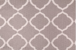 Richloom Capricorn Embroidered Cotton Polyester Decorator Fabric in Pewter