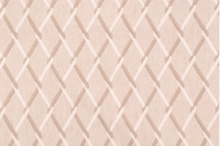 Hamilton Jazz Embroidered Drapery Fabric in Natural