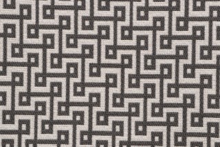 Thibaut Circuit W74332 Woven Upholstery Fabric in Charcoal