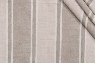 P Kaufmann Loam Woven Chenille Upholstery Fabric in Stone 