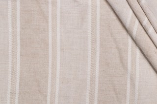 P Kaufmann Loam Woven Chenille Upholstery Fabric in Flax 