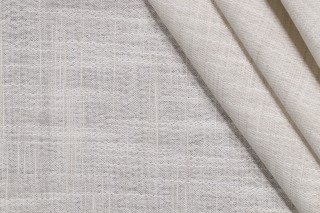 Braemore Bangkok Sheer Drapery Fabric in Stoneware 
