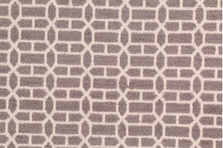 Merrimac/Barrow M9712 Polyester Chenille Upholstery Fabric in Gray