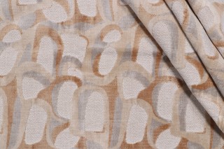 Hamilton Ellis Velvet Upholstery Fabric in Sand 