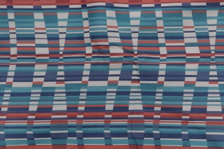 LebaTex Ipswich Woven Polyolefin Outdoor Fabric in Fiesta