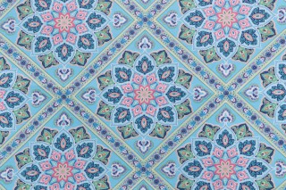 Richloom Medlo Printed Polyester Outdoor Fabric in Island