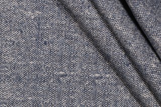 Thibaut Zara Texture W80005 Woven Solution Dyed Acrylic Outdoor Fabric in Indigo