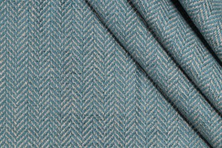Thibaut Montebello W724139 Woven Chenille Upholstery Fabric in Peacock