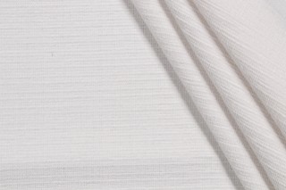 1 Yard Thibaut Beachcomber W80525 Woven Solution Dyed Acrylic Chenille Outdoor Fabric in White