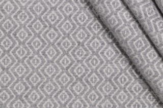 Thibaut Talisman W80534 Woven Solution Dyed Acrylic Chenille Outdoor Fabric in Sterling Grey