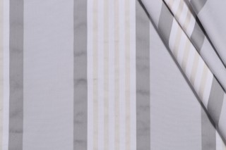 1 Yard Thibaut Emerson Stripe W80111 Woven Decorator Fabric in Smoke