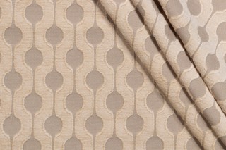 Thibaut Lanford AW1383 Woven Chenille Upholstery Fabric in Cream