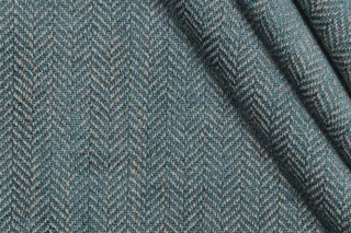 Thibaut Montebello W724139 Woven Chenille Upholstery Fabric in Peacock