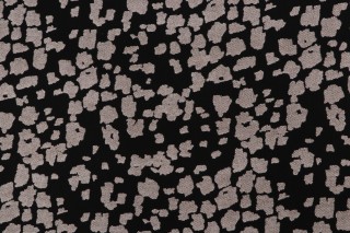 Sunbrella Senegal Woven Solution Dyed Acrylic Chenille Outdoor Fabric in Onyx