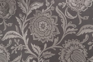 Thibaut Rivera W713019 Embroidered Drapery Fabric in Grey/Grey