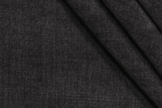 Thibaut Interlude W80066 Woven Solution Dyed Acrylic Chenille Outdoor Fabric in Charcoal
