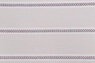 Thibaut Saybrook Stripe W80794 Woven Solution Dyed Acrylic Outdoor Fabric in Violet and Flax