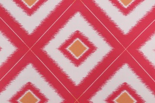 Thibaut Delray Diamond W80580 Woven Solution Dyed Acrylic Outdoor Fabric in Watermelon