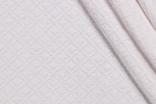 Thibaut Del Mar F80025 Woven Solution Dyed Acrylic Matelasse Outdoor Fabric in White