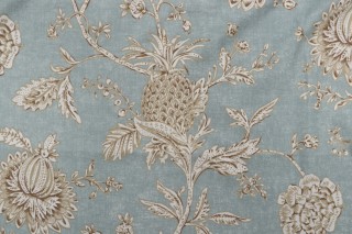 Thibaut Bienvenue F9416 Printed Acrylic Outdoor Fabric in Aqua