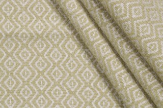 Anna French Talisman W80532 Woven Solution Dyed Acrylic Chenille Outdoor Fabric in Lemongrass for Thibaut