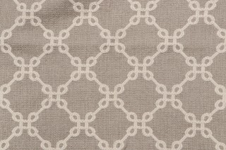 1 Yard Thibaut Bowen W7339 Woven Upholstery Fabric in Linen